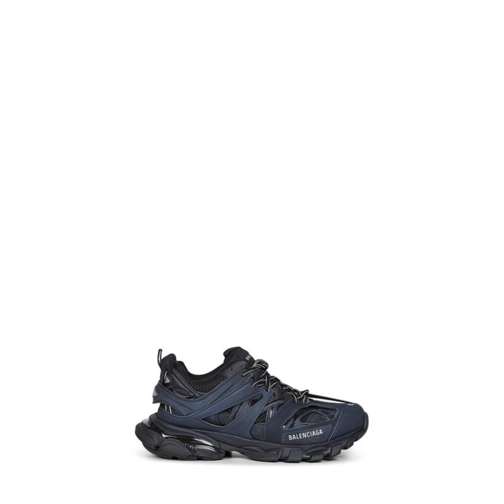 Balenciaga Men Black Mesh And Nylon Track Sneakers